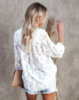 Cozy See Through Long Sleeve Shirts for Women