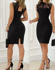 Glitter Lace Party Dress