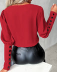 Long Sleeve V Neck for women Casual Office