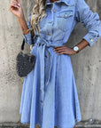 Full Sleeve Denim Dress