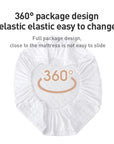Comfortable Waterproof Mattress Cover Muti Size Gray/White