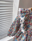 Beautiful Top + Denim Flared Pants For Girls