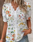 Elegant Summer Short Sleeve V-neck for Women