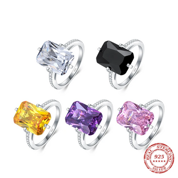 Sterling Zircon Rings For Women Fashion Rings