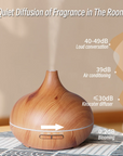 Quality Ultrasonic Air Humidifier Aromatherapy Oil Diffuser with Remote Control 7 Colors Light 500ml