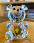 Love Heart Crystal Bear