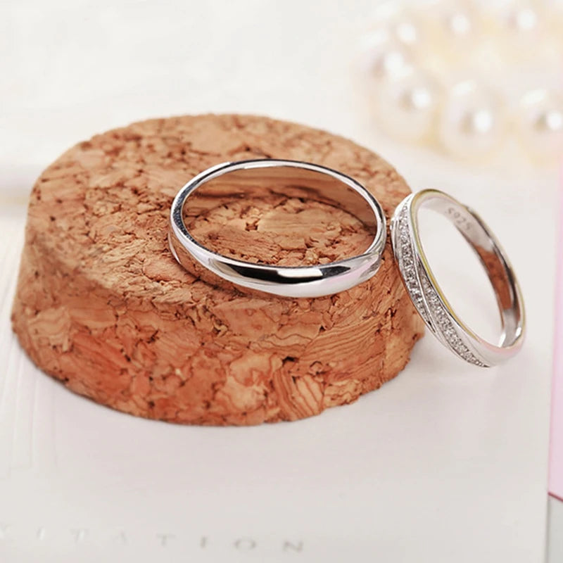 Genuine Sterling Silver Ring for Women and Men