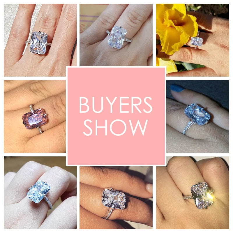 Sterling Zircon Rings For Women Fashion Rings