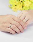 Genuine Sterling Silver Ring for Women and Men