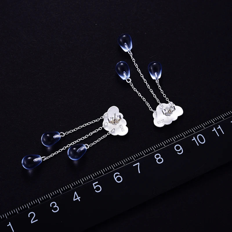 Real Long Tassel Earrings for Women