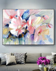 Flower Oil Painting On Canvas For Living Room