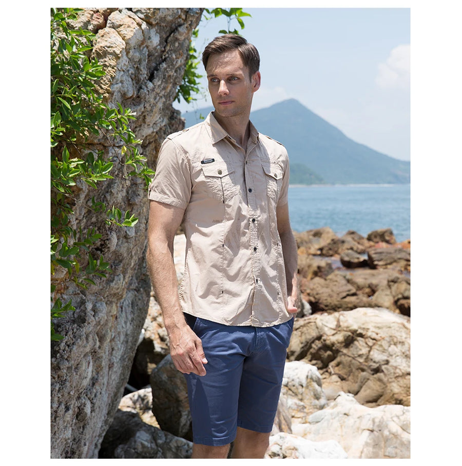 New Men Cargo Shirt