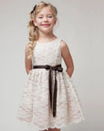 High Quality Children Clothes Lace Flower Dress