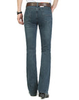 Stylish Elastic Slim Boot Cut Semi-Flared Jeans