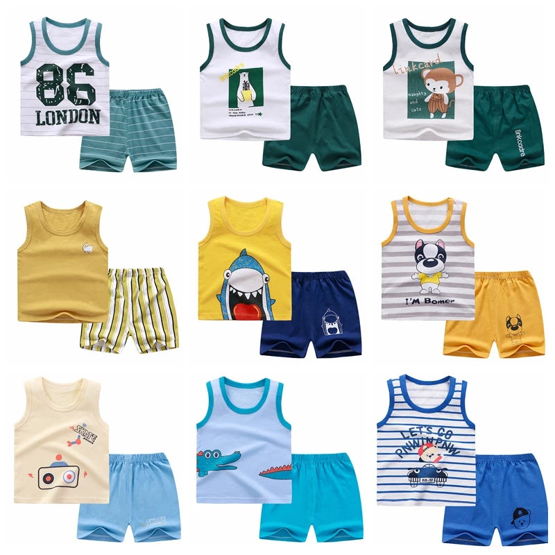 Comfortable Baby Boys Summer Clothes