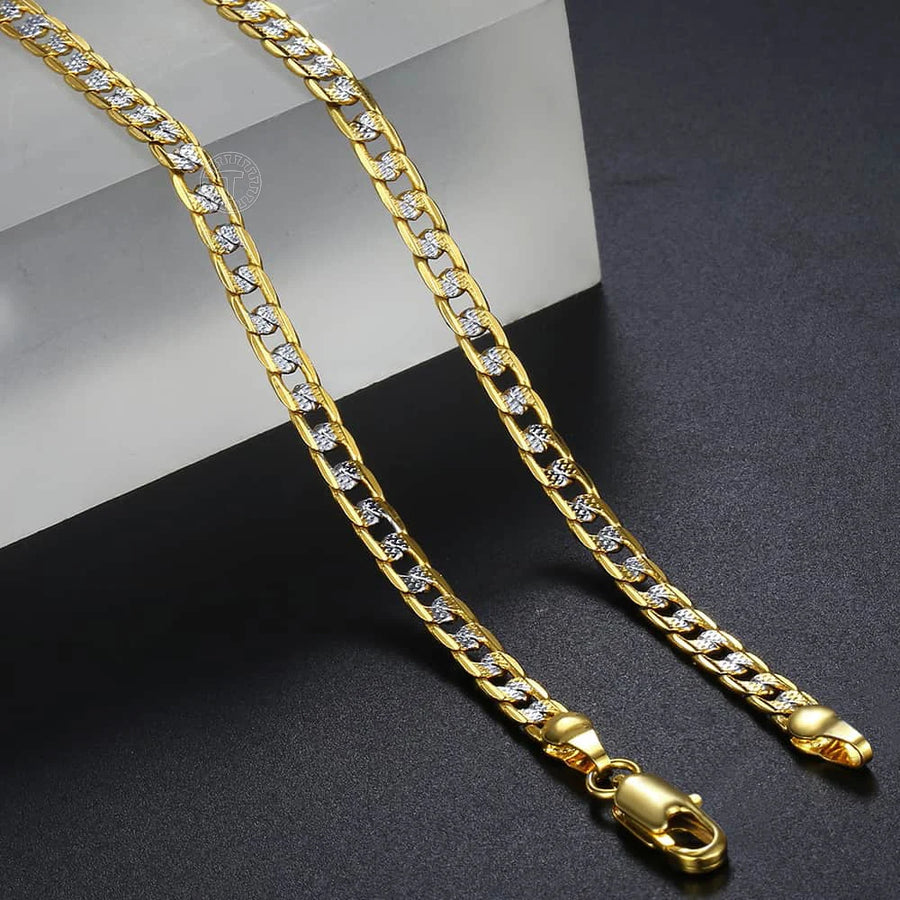 Trendy Gold-Filled Chain Necklace Unisex