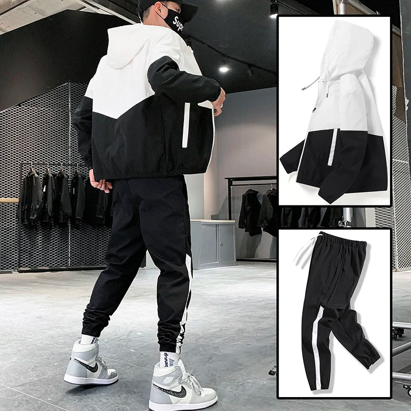 Hip Hop Casual Wear for Men 2 Piece Sets