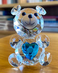 Love Heart Crystal Bear