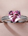 heartshaped ring for valentines day