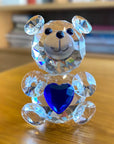 Love Heart Crystal Bear