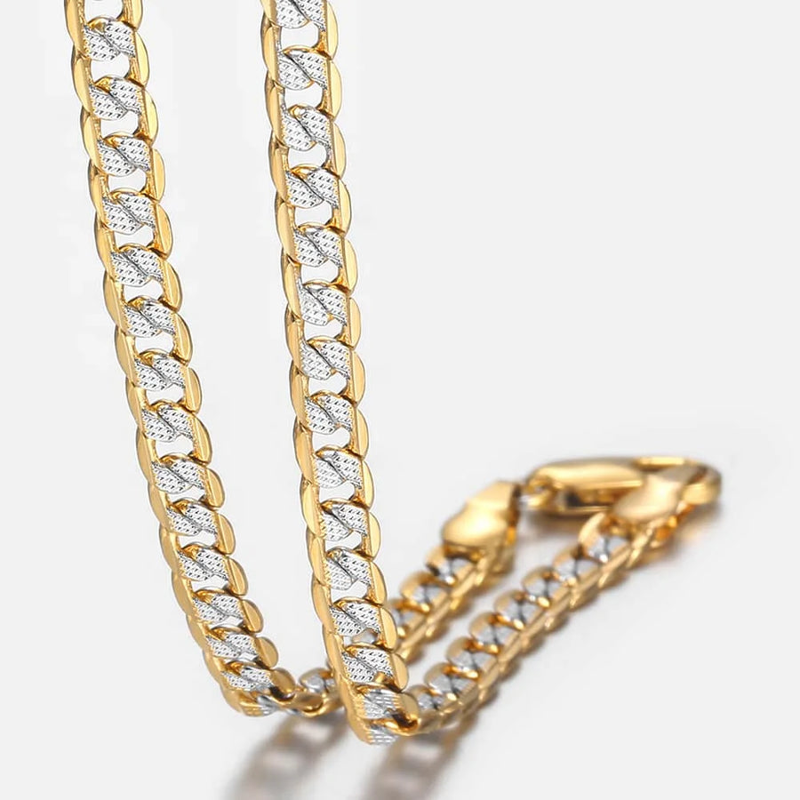 Trendy Gold-Filled Chain Necklace Unisex