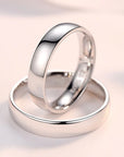 Trendy Silver Ring for Lovers Pure 100% 925 Sterling Silver