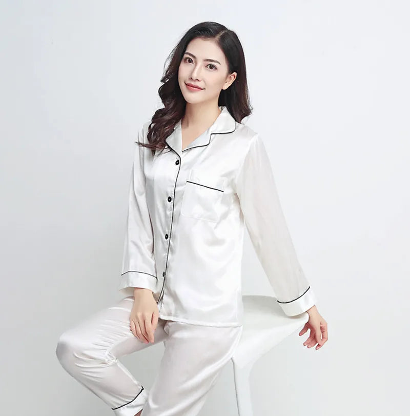 Pure (100%) Mulberry Silk Pajamas for Women