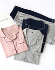 Summer cotton pajamas female short-sleeved shorts