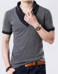 Premium T-Shirts V Neck Cotton For Men Tops & Tees