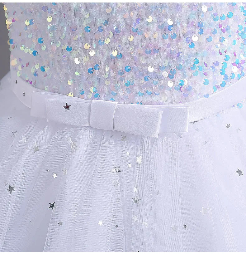 Elegant Sequins Dress For Princesses