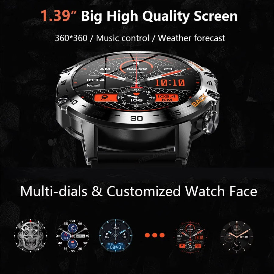 Smart Watch For Men Sports Fitness Tracker