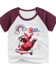 Colourful Summer T-Shirt For Kids 100% Cotton