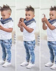 Cute Jacket Shirt Pants For Boys 3 Pcs