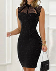 Glitter Lace Party Dress