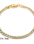 Trendy Gold-Filled Chain Necklace Unisex