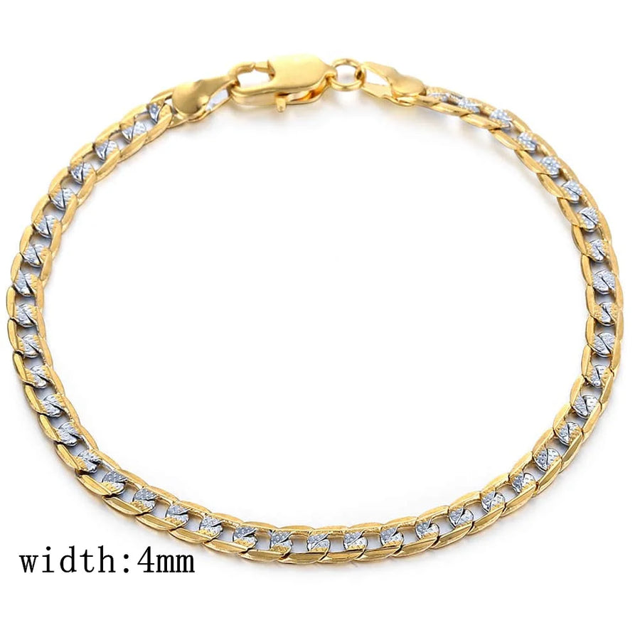 Trendy Gold-Filled Chain Necklace Unisex