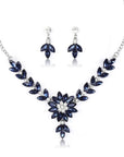 Luxury Crystal Earrings and Necklace