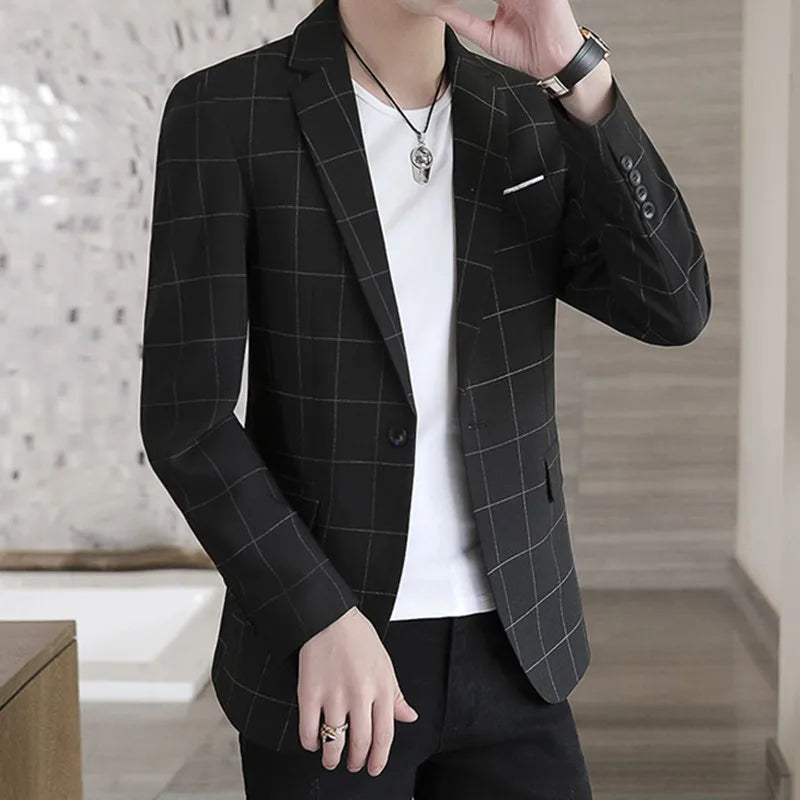 Quality Slim Fit Formal Blazers Jacket Suit Coat for Men