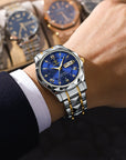 Luxury Wristwatch For Men Waterproof Luminous Stainless