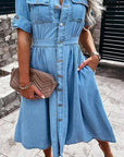 Full Sleeve Denim Dress