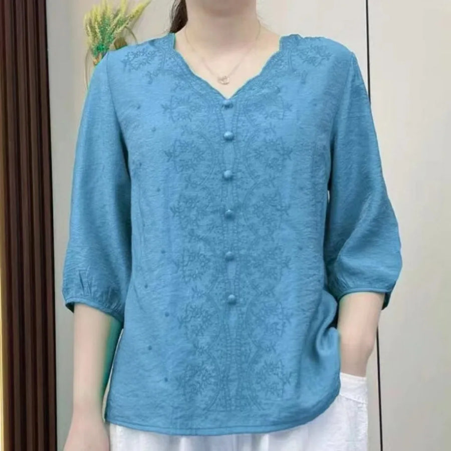 Stylish Embroidery Summer Cloth for Women