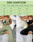 Sexy Sleepwear Set For Women Lace Suspenders Long Trousers