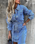 Full Sleeve Denim Dress