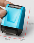 Quality Stamp Roller ID Seal Smear Anti-Theft Protection Address Blocker