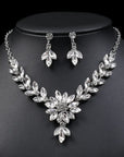 Luxury Crystal Earrings and Necklace