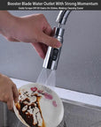 Stylish Faucet Extender 360° Universal Rotation for Kitchen Sink