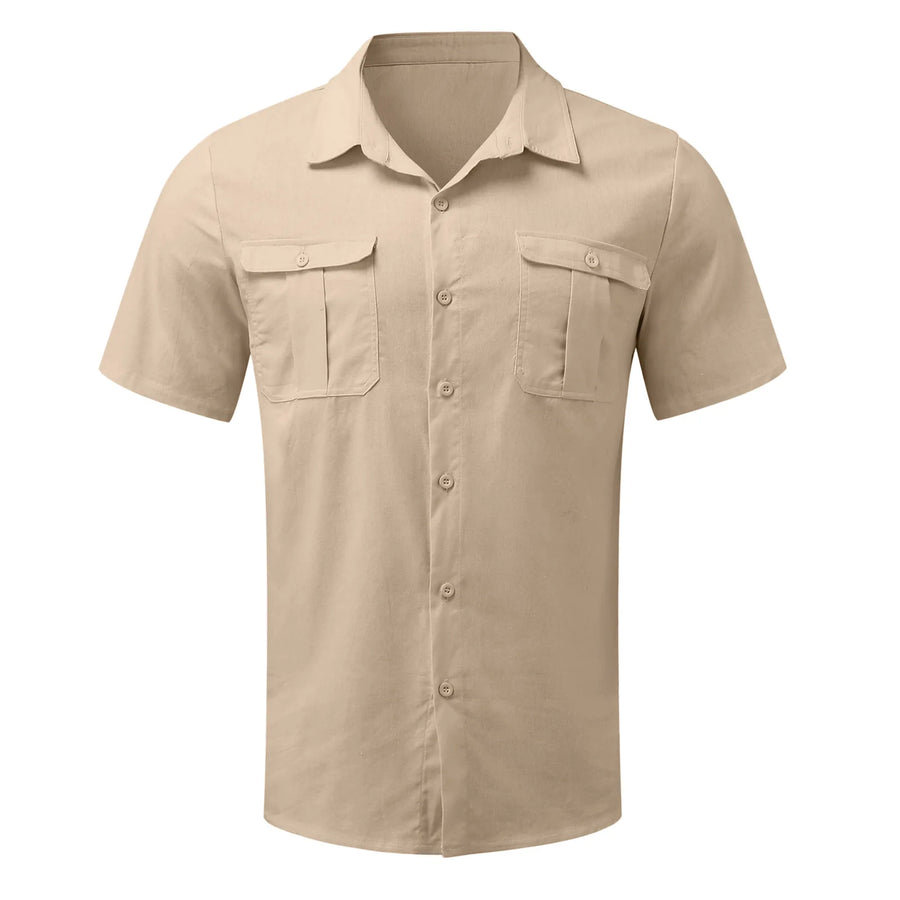 Men Short-Sleeved Shirts For Summer