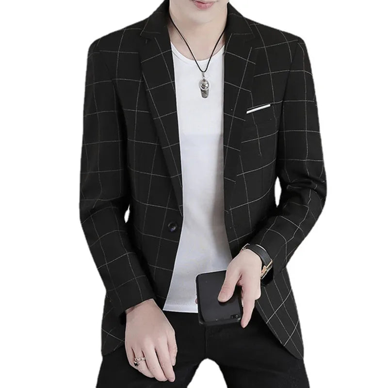 Quality Slim Fit Formal Blazers Jacket Suit Coat for Men