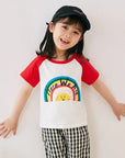 Colourful Summer T-Shirt For Kids 100% Cotton