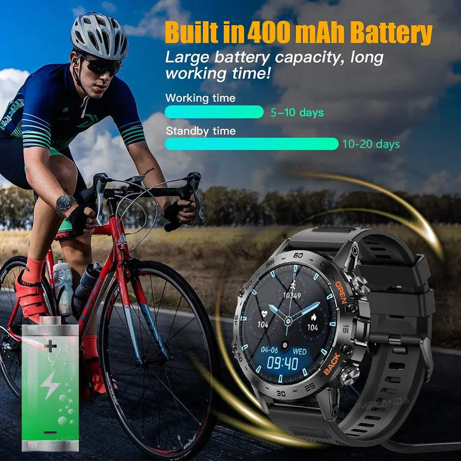 Smart Watch For Men Sports Fitness Tracker